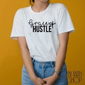 Grace + Hustle Unisex T-shirt Faith based Graphic
